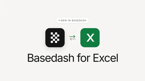 Introducing Basedash for Excel