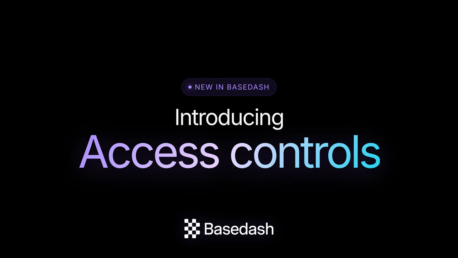 Introducing groups and access controls