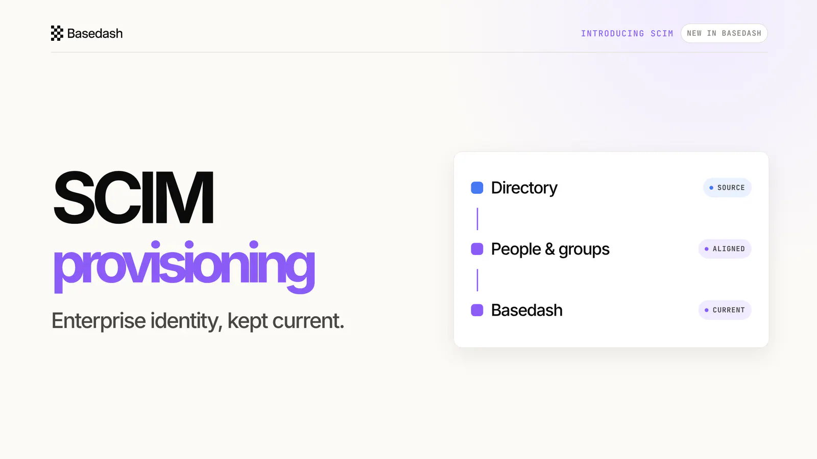 Introducing Basedash SCIM